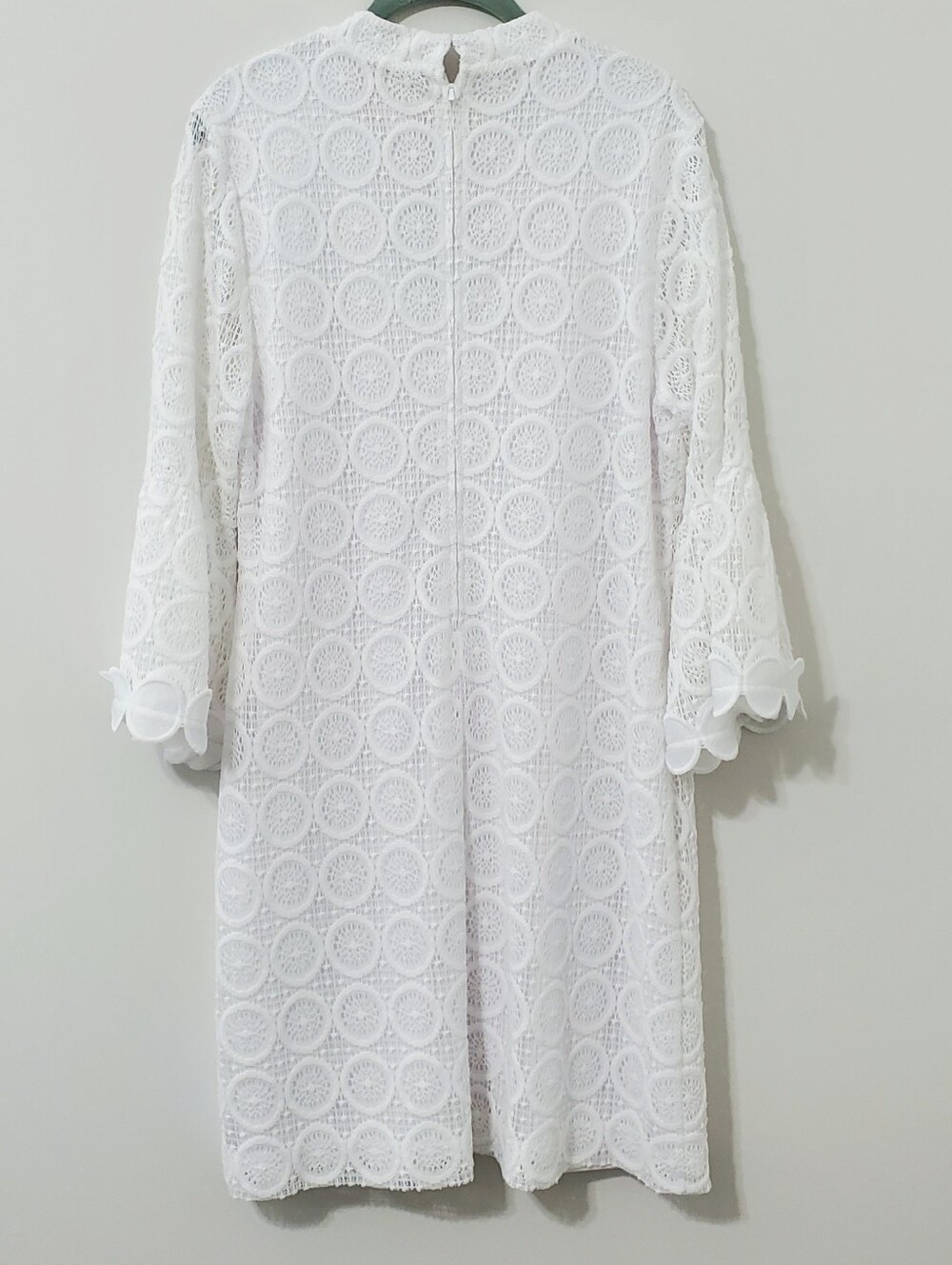 Lilly Pulitzer Zelle Dress Resort White Zanzibar Lace Size 16 - Picture 4 of 9
